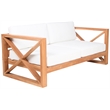 Meridian Furniture Anguilla Off White Water Resisting Outdoor Sofa
