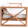 Meridian Furniture Anguilla Off White Water Resisting Outdoor Sofa