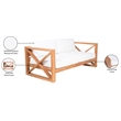 Meridian Furniture Anguilla Off White Water Resisting Outdoor Sofa