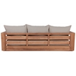 Meridian Furniture Tulum Grey Water Resisting Outdoor Sofa