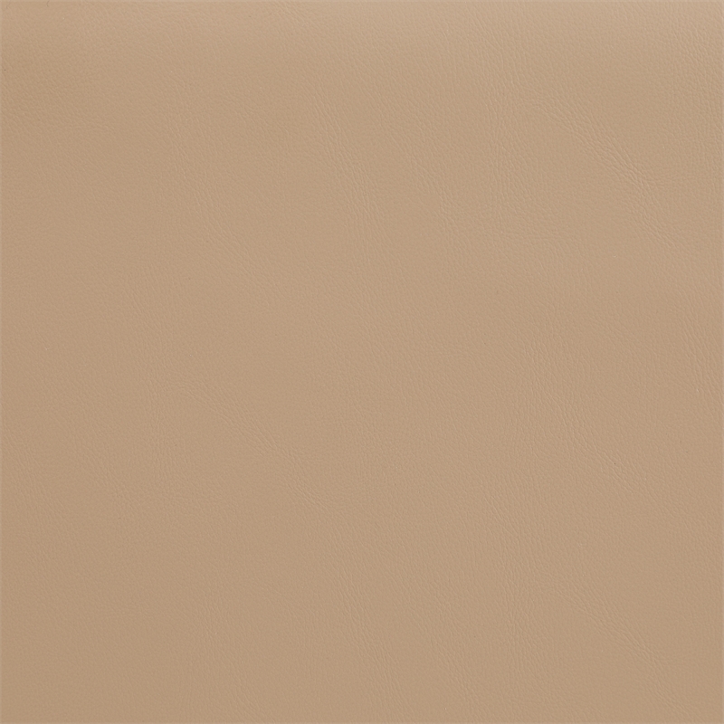Meridian Furniture Comfy Tan Vegan Leather Ottoman