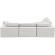 Meridian Furniture Comfy Cream Velvet 4-Pc. Modular Sectional