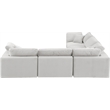 Meridian Furniture Comfy Cream Velvet 5-Pc. Modular Sectional
