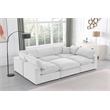 Meridian Furniture Comfy Cream Velvet 6-Pc. Modular Sectional