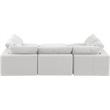 Meridian Furniture Comfy Cream Velvet 6-Pc. Modular Sectional