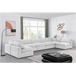 Meridian Furniture Comfy Cream Velvet 7-Pc. Modular Sectional