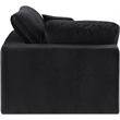 Meridian Furniture Comfy Black Velvet Corner Chair