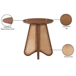 Meridian Furniture Butterfly Walnut Oak Veneer Top End Table