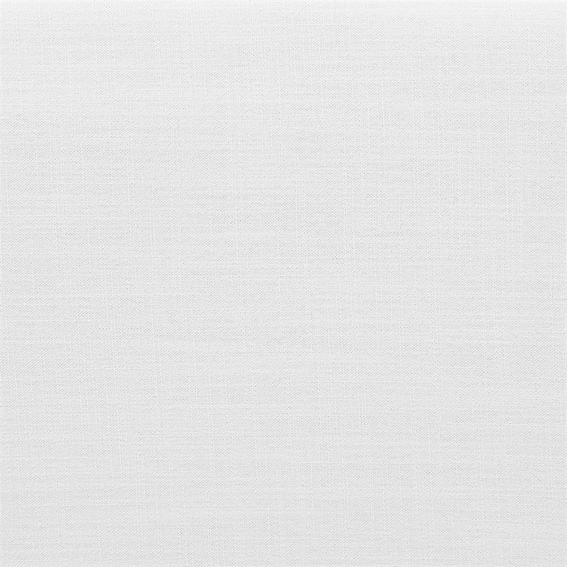 Meridian Furniture Comfy White Linen Textured Fabric Corner Chair