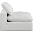 Meridian Furniture Comfy Cream Velvet Armless Chair