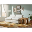Meridian Furniture Comfy Cream Velvet 2-Pc. Modular Sofa