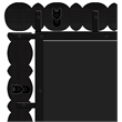 Meridian Furniture Aubrey Black Mirror
