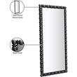Meridian Furniture Aubrey Black Mirror