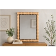 Meridian Furniture Aubrey Bleached Natural Oak Mirror