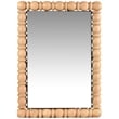 Meridian Furniture Aubrey Bleached Natural Oak Mirror