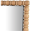 Meridian Furniture Aubrey Bleached Natural Oak Mirror