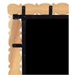 Meridian Furniture Aubrey Bleached Natural Oak Mirror