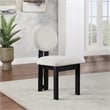 Meridian Furniture Napa Cream Boucle Fabric Dining Chair (Set of 2)