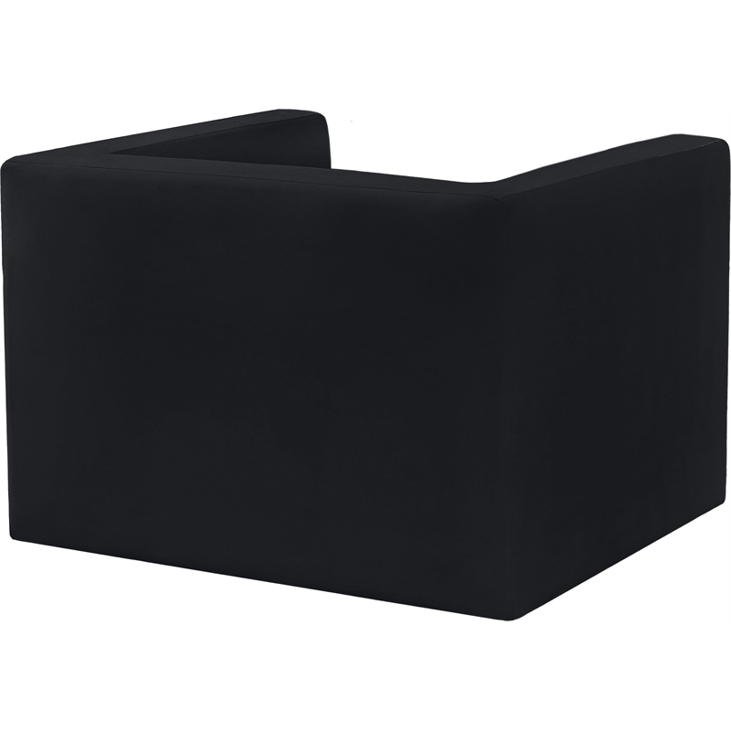 Meridian Furniture Henson Black Velvet Chair