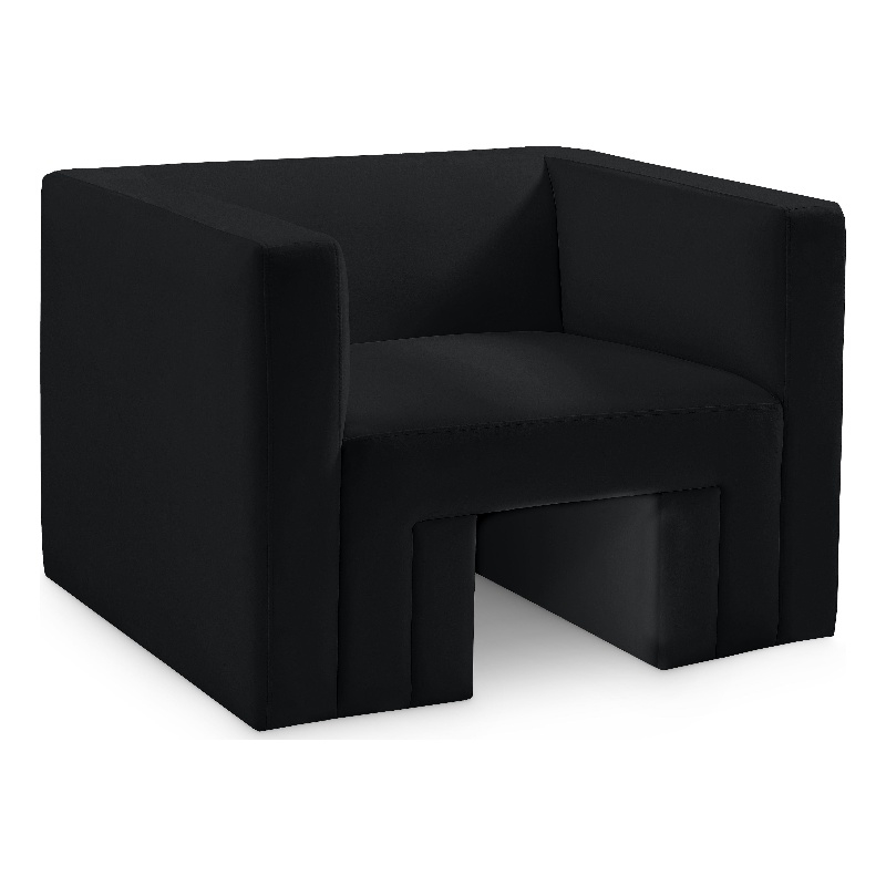 Meridian Furniture Henson Black Velvet Chair