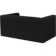 Meridian Furniture Henson Black Velvet Loveseat