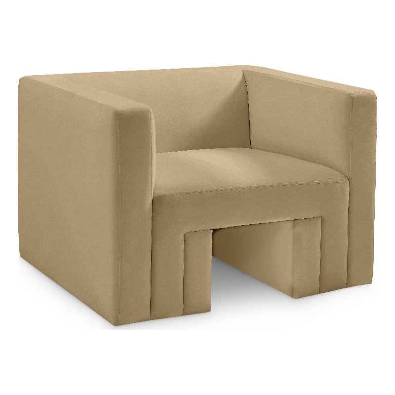 Meridian Furniture Henson Camel Velvet Chair