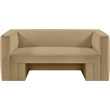 Meridian Furniture Henson Camel Velvet Loveseat