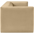 Meridian Furniture Henson Camel Velvet Sofa