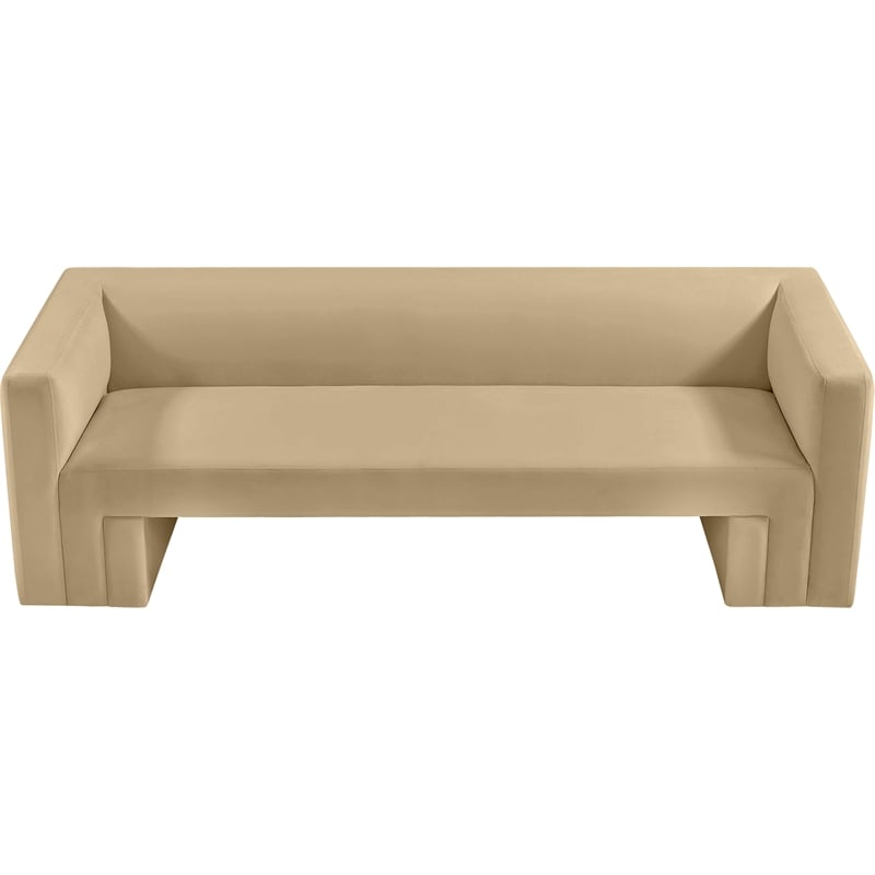 Meridian Furniture Henson Camel Velvet Sofa