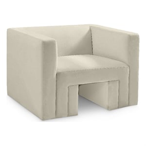 Meridian Furniture Henson Cream Velvet Chair