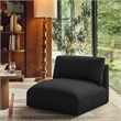 Meridian Furniture Ease Black Fabric Armless