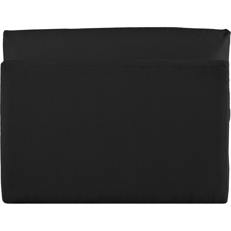 Meridian Furniture Ease Black Fabric Armless
