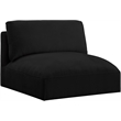 Meridian Furniture Ease Black Fabric Armless