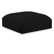 Meridian Furniture Ease Black Fabric Ottoman
