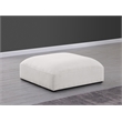 Meridian Furniture Ease Cream Fabric Ottoman