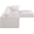 Meridian Furniture Ease Cream Fabric Modular Sectional