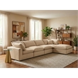 Meridian Furniture Comfy Beige Velvet 5-Pc. Modular Sectional