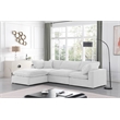 Meridian Furniture Comfy Cream Velvet 4-Pc. Modular Sectional