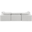 Meridian Furniture Comfy Cream Velvet 4-Pc. Modular Sectional
