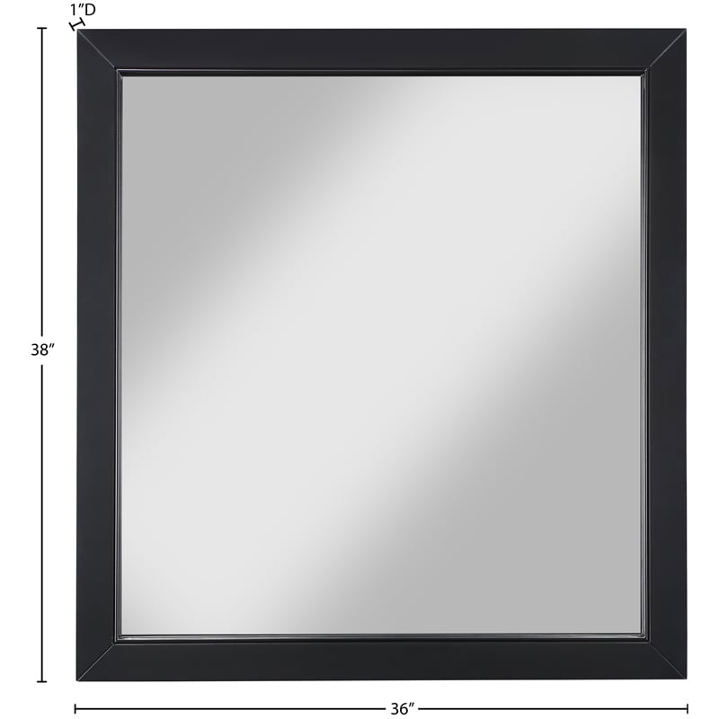 Meridian Furniture Marisol Black Mirror