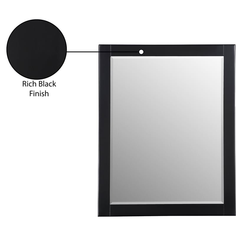 Meridian Furniture Maxine Black Mirror