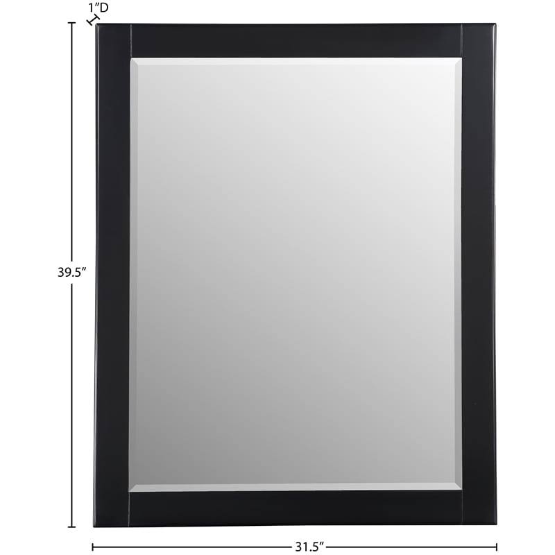 Meridian Furniture Maxine Black Mirror