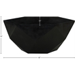 Meridian Furniture Diamante Black Oak Veneer Coffee Table