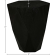Meridian Furniture Diamante Black Oak Veneer End Table