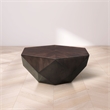 Meridian Furniture Diamante Brown Oak Veneer Coffee Table