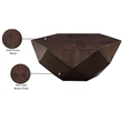Meridian Furniture Diamante Brown Oak Veneer Coffee Table