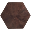 Meridian Furniture Diamante Brown Oak Veneer End Table