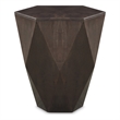 Meridian Furniture Diamante Brown Oak Veneer End Table