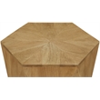 Meridian Furniture Diamante Natural Oak Veneer  End Table