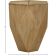 Meridian Furniture Diamante Natural Oak Veneer  End Table